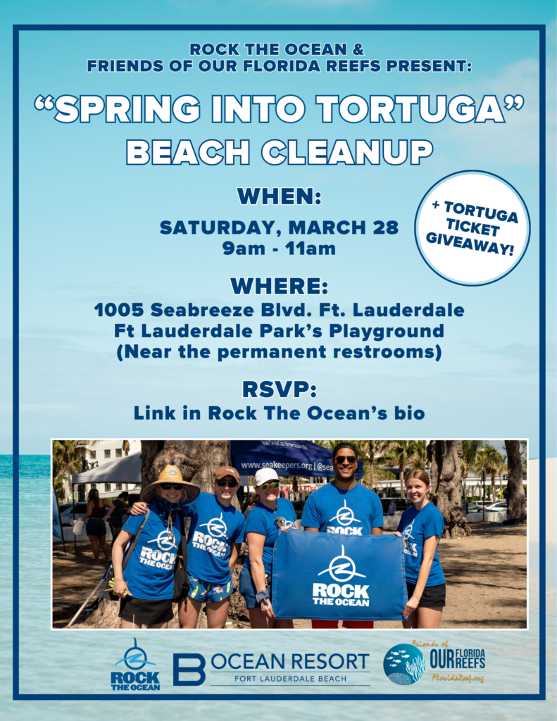 B Ocean Resort Fort Lauderdale Beach | Rock The Ocean Beach Clean Up